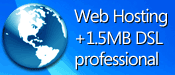 Hosting +1.5MB DSL Professional